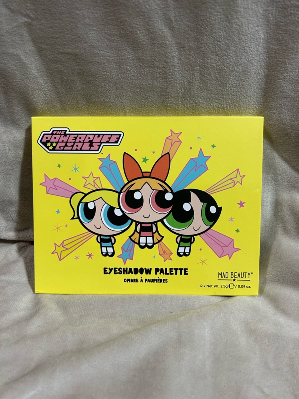 Mad Beauty Yellow Eyeshadow Palette - Vibrant Yellow Shades